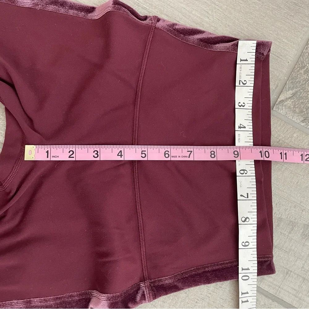 Lululemon Align Super High Rise Crop Velvet Stripe Leggings Size 4 W6bbrs